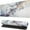 White Marble, variant on White Blue Marble with Gold Gaming Mouse Pad, Extended Large Mouse Mat Desk Pad, Stitched Edges Mousepad, 3mm Thick Long Non-Slip Rubber Base Mice Pad, 31.5 X 11.8 Inch