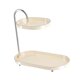 thumbnail image 5 of Organizador de baño jinwen 2 capas estante de almacenamiento decorativo con plata, 5 of 8