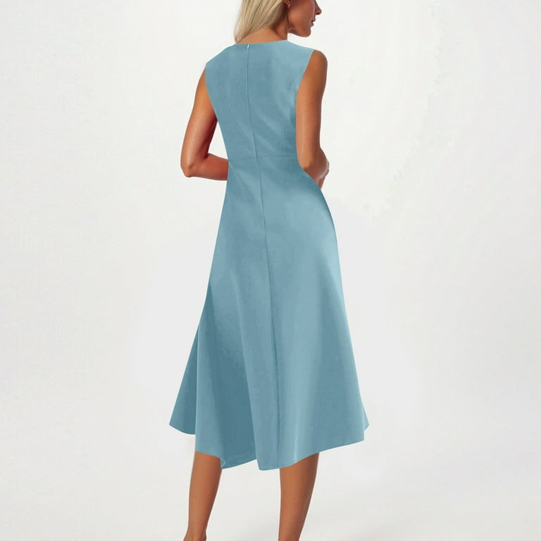 Women's Cocktail Dresses, Wedding Guest Semi Formal Midi Dress