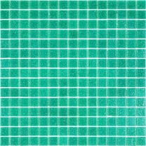 Dune 12 in. x 12 in. Glossy Jade Green Glass Mosaic Wall and Floor Tile (20 sq. ft./case) (20-pack)