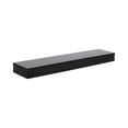 thumbnail image 1 of Hometrends 23in Wynot MDF Floating Wall Shelf Black, 1 of 7