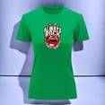 thumbnail image 3 of Playera Blusa Con Estampado De Always Rock Con Labios Sexys Ropa Para Mujer Color Verde Talla Chica Marca Emil SaEs, 3 of 4