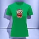 thumbnail image 3 of Playera Blusa Con Estampado De Always Rock Con Labios Sexys Ropa Para Mujer Color Verde Talla Chica Marca Emil SaEs, 3 of 4