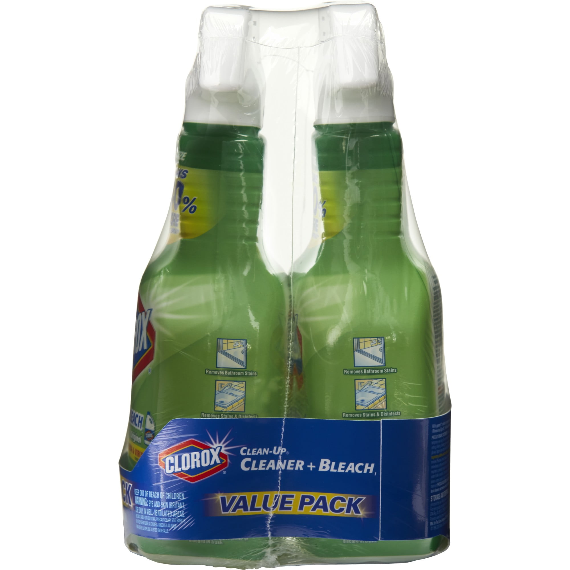 Clorox Clean-Up All Purpose Cleaner with Bleach Spray Bottle, Original, 32 Ounces - 2 Pack, Size: 64 oz