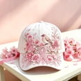 thumbnail image 2 of Mfakffe Breast Cancer Awareness Baseball Cap for Men Women Hummingbird October Support Hat Adjustable Casual Baseball Hat, 2 of 6