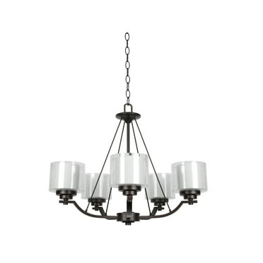 Luminance Sunset Lighting F17005-64 - Abbot Five Light Chandelier - in Provincial Bronze