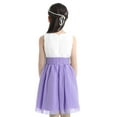 thumbnail image 2 of iEFiEL Kids Girls Chiffon Pleated Flower Girls Dress Birthday Party Pageant Dress, 2 of 7