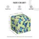 thumbnail image 4 of Funda para caja de pañuelos de cuero con puntadas cuadradas, soporte para papel de seda con cinturón inferior, funda estética para papel facial con forma de cubo, decoración moderna para baño y, 4 of 8