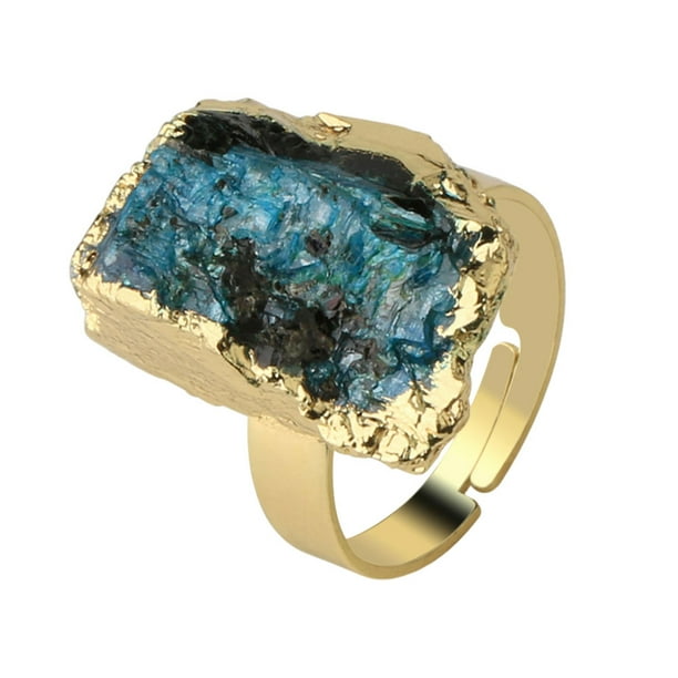 Anillo de cola de señora Minnieouse de piedra natural resistente y duradero cianita personalizada Type3 NO3
