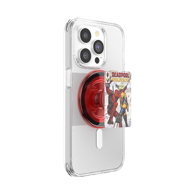 Phone Grip PopSockets para iPhone MagSafe Deadpool x Wolverine