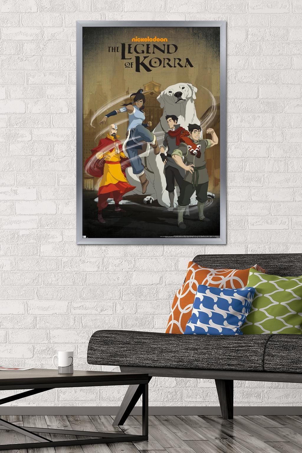 Avatar: The Legend of Korra - Group Wall Poster, 22.375" x 34", Framed