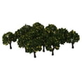 thumbnail image 1 of lionlar 2x20pcs Model Train Yellow Fruit Trees Garden Street Layout Scale 1/300 4CM, 1 of 9