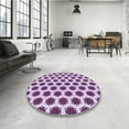 thumbnail image 4 of Ahgly Company Machine Washable Indoor Rectangle Transitional Blossom Pink Area Rugs, 2' x 4', 4 of 7