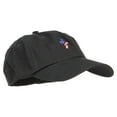 thumbnail image 5 of Cross Flag Embroidered Low Profile Dyed Cap - Black OSFM, 5 of 5