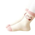 thumbnail image 4 of Cethrio Kids Girls Socks 2025, Soft Breathable Stretch Cotton 5 Pack Crew Socks&nbsp; Red Size 2-5 T, 4 of 4