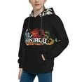 thumbnail image 2 of NinJago Boys Girls 3D Print Casual Pullover Hoodies Hooded Sweatshirts Tops Blouse with Pocket Age 6-16, 2 of 5