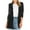 Black, variant on Lindreshi Womens Blazers on Clearance Fashion Womens Button Winter Turndown Collar Solid Long Sleeve Outerwear