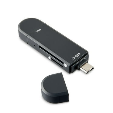 onn USB C/USB 2.0 Memory Card Reader for SD/Micro SD Cards