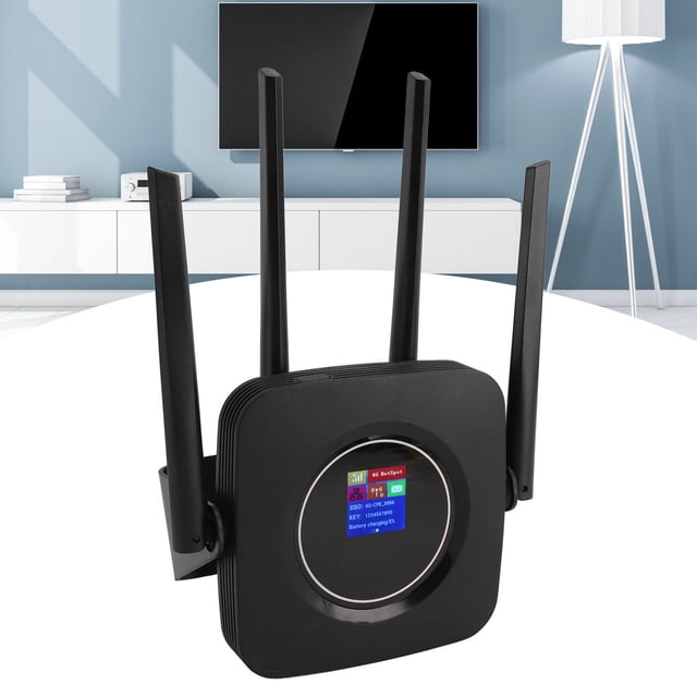 Enrutador WiFi Móvil, Enrutador WiFi 4G Hasta 10 Dispositivos Previene Interferencias 300 Mbps 100-240 V Fácil De Operar Para La Familia