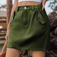thumbnail image 5 of Yesfashion Wholesale Denim Skort for Women High Waisted Denim Mini Skirt Stretch Women Jean Skirt Shorts, 5 of 7