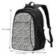 thumbnail image 5 of Balery Wild Animal Leopard Print Mochila con carga USB para hombre y mujer - Mochila impermeable y antirrobo para laptop con puerto USB para viajes, trabajo, 5 of 7
