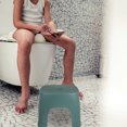 thumbnail image 2 of icolorfuled Foot Stool Plastic Step Stool Bathroom Stepping Foot Stool Toilet Step Stool, 2 of 7