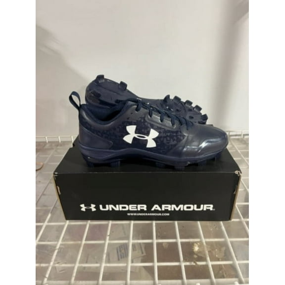 NEW Under Armour Team Heater Low ST Baseball Cleats Black Sz 13
