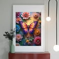 thumbnail image 2 of Diamond Art Kit for Adults, Butterfly Floral Colorful Art Design Diamond Painting for Adults Beginners, DIY Diamond Art Painting Kits, 5D Diamond Painting Crafts for Home Decor 12x16 Frameless, 2 of 7