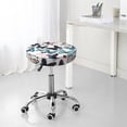 thumbnail image 5 of Butterfly print B Round Bar Stool Seat Covers, Elastic Round Chair Cover Stool Seat Slipcover Bar Stool Cushions Round Pad for 12-14 inch, 5 of 5