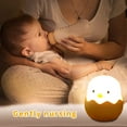 thumbnail image 3 of Luz de noche para bebé, luz de noche infantil con función de atenuación táctil, luz de noche recargable con forma de pollo para niños, regalo kawaii para bebé, decoración de habitación, lámpara de noc, 3 of 5