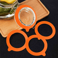 thumbnail image 6 of 24 Pack Silicone Replacement Gasket, Airtight Rubber Seals Rings for Jar Lids, Leak-Proof Canning Silicone, Orange, 6 of 6