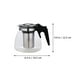 thumbnail image 4 of Tetera de 950 ml con infusor, tetera de vidrio resistente al calor., 4 of 5