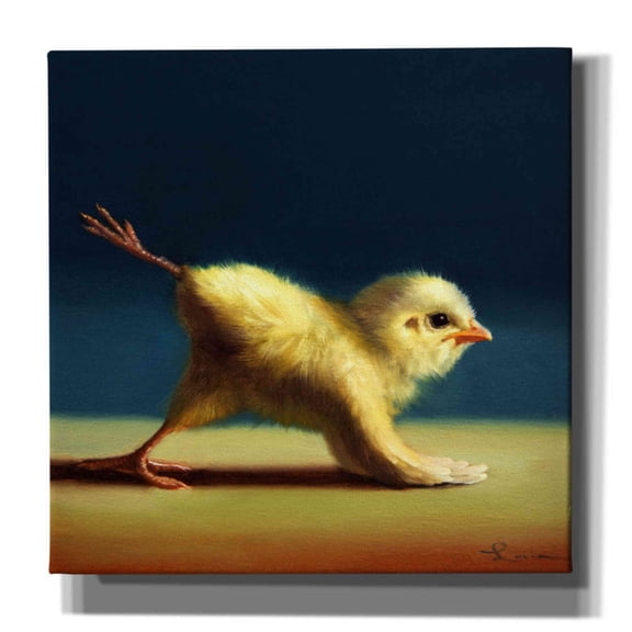 Epic Graffiti 'Yoga Chick Mule Kick' by Lucia Heffernan, 12"x12"