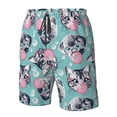 thumbnail image 5 of Naloa Bubble Cat Cute Men's Beach Shorts, Surfing shorts, Swim trunks, Quick Dry Swim Trunks for Surfing Beach Fun - Medium, 5 of 9