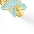 thumbnail image 4 of Ross-Simons Italian Tagliamonte 16mm Blue Venetian Glass Starfish Ring in 18kt Gold Over Sterling, Women's, Adult, 4 of 5
