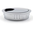 thumbnail image 3 of Jetland Desk Grommet for Wire Organizer - Matte Silver, 2-3/8" Hole, GMS60, 2-Pack, 3 of 4
