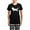 With Checker Pant, variant on CafePress - Basset Hound Silhouette Women's Dark Pajamas - Women's Short Sleeve Print T-Shirt and Pants Dark Cotton Pajama Set