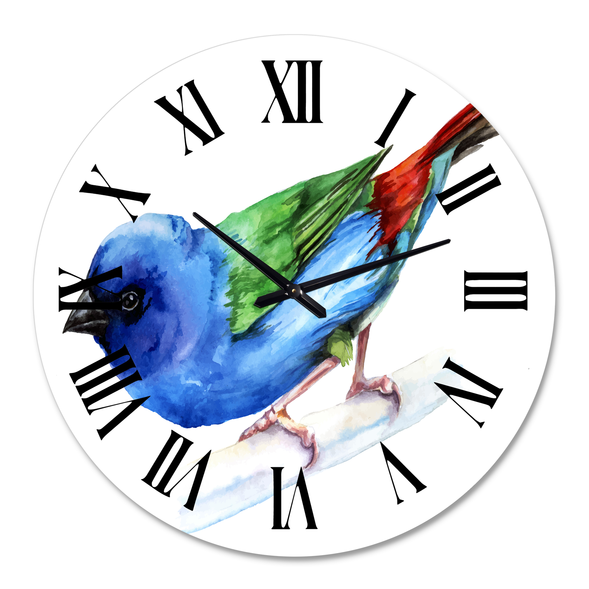 Designart 1 in Quartz Traditional Wall Clock