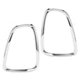 thumbnail image 4 of Tail Lamps Frame Rings, 2 Pcs Tail Light Cover Trim Rear Lamps Frame Rings Bezel Stickers Guard Replacement For R56 R57 R58 R59 2007-2014, 4 of 8