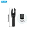 thumbnail image 2 of Uxcell Archery Arrows Nocks 4.2mm 0.165" Insert Arrow Nock Replacement Black 50 Pack, 2 of 5