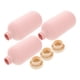 thumbnail image 3 of 3 botellas de viaje para champú y acondicionador, envases de loción rosas, dispensadores rellenables, botellas exprimibles para champú., 3 of 5