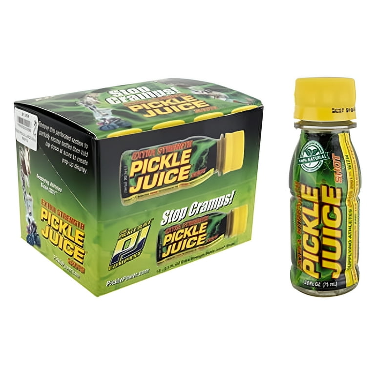 Pickle Juice Extra Strength Shot, Organic Muscle Cramp Relief