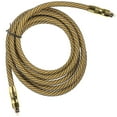 thumbnail image 1 of Miangastore Gold Plated Connector Optical Audio Cable Golden 1Set 7mm Diameter, 1 of 8