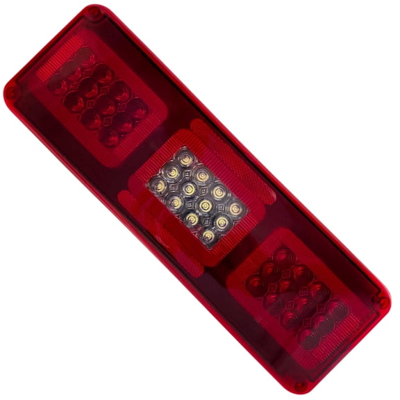 Command Electronics 12V LED Surface Mount Triple Tail Light – Stop, Turn, Reverse OEM RV, Truck, & Trailer Utility Light – Sealed Polycarbonate Lens – CSA Certified for the US and Canada – 1-Pack
