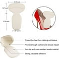 thumbnail image 7 of Comfortable Heels Cushioning Pads,Heel Inserts for Women,Heel Pads for Shoes,Non Slip Heel Pads Heel Cushion Inserts,High Heel Comfort Pads,Filler Improved Shoe Fit and Comfort (Black+Pink), 7 of 7