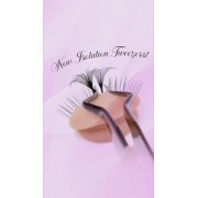 VEYELASH Noir V01 Isolation Tweezer – Precision Straight Stainless Steel Tweezer for Lash Extension Application