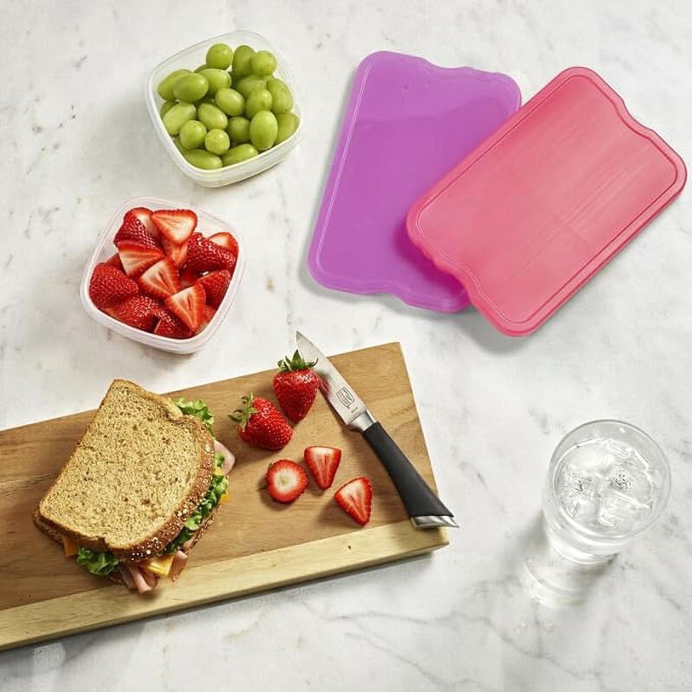 Cool Coolers by Fit & Fresh, Reusable & Long-Lasting XL Slim Ice Packs, Multicolored, 8pk.