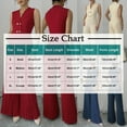 thumbnail image 3 of Weiqiqre Womens 2 Piece Outfits Business Casual Button Up Vest and Wide Leg Pants Waffle Knit Sleeveless Blazer Suit Set, 3 of 9