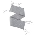 thumbnail image 1 of Cuna de Parachoques de Bebé Recién Nacido Alrededor de Cojín Triángulo gris Gloria Cojín de parachoques de cabecera, 1 of 8