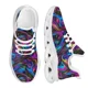 thumbnail image 1 of Zapatillas deportivas psicodélicas negras de moda para hombre, transpirables, con cordones ligeros, de malla, personalizadas, 1 of 6